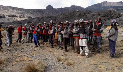 porters are employed thanks to tourism on Kilimanjaro